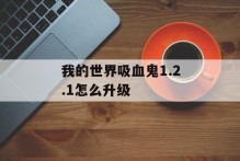 我的世界吸血鬼1.2.1怎么升级