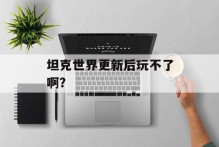 坦克世界更新后玩不了啊？