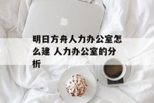 明日方舟人力办公室怎么建 人力办公室的分析