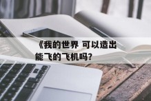 《我的世界 可以造出能飞的飞机吗？