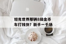 坦克世界那辆8级金币车打钱快？新手一千场