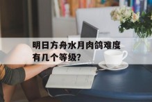 明日方舟水月肉鸽难度有几个等级？
