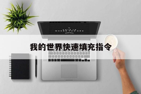 我的世界快速填充指令