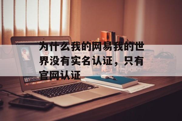 为什么我的网易我的世界没有实名认证，只有官网认证
