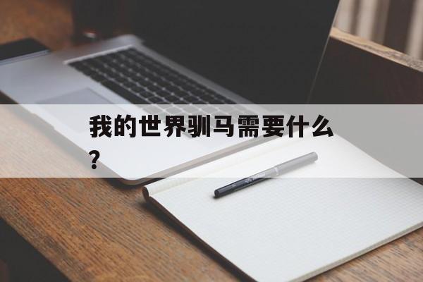 我的世界驯马需要什么？
