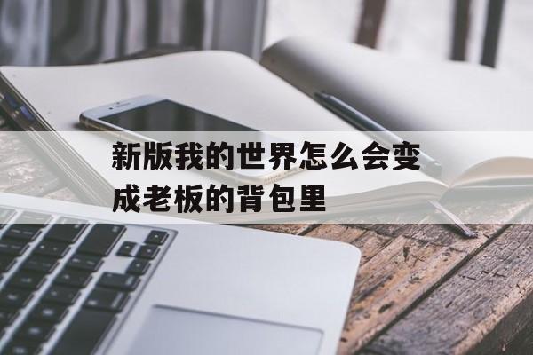 新版我的世界怎么会变成老板的背包里
