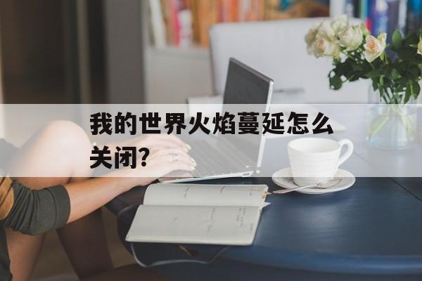 我的世界火焰蔓延怎么关闭？