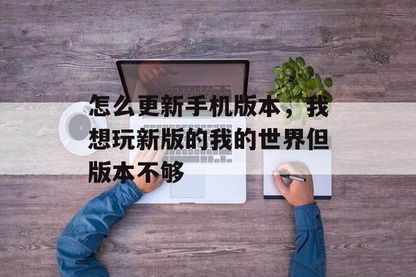 怎么更新手机版本，我想玩新版的我的世界但版本不够